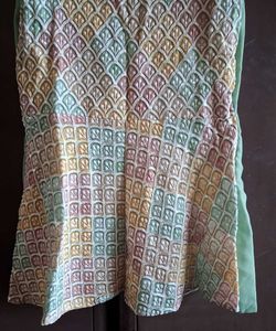 Pastel Print Kurta with Palazzo Pants