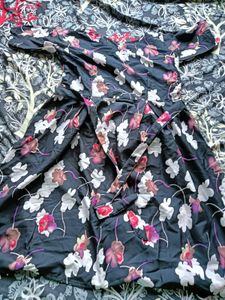 Chic Floral Print Midi Dress
