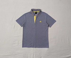 Adidas Men's Grey Polo Shirt