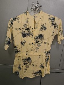 Floral Print Casual Top