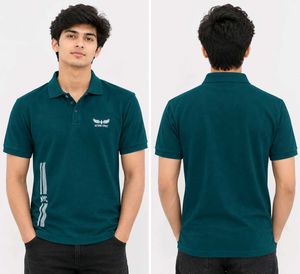 Men's Teal Polo Shirt
