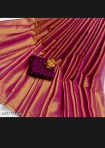 Elegant Silk Blend Saree