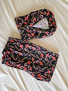 Festive Candy Cane Pajama Set