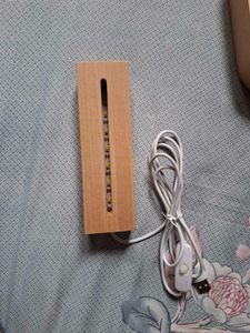 Wooden LED Lamp Base Combo