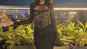 Newme Black Lace Corset Top