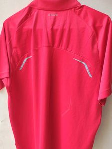 Adidas Pink Polo T-Shirt