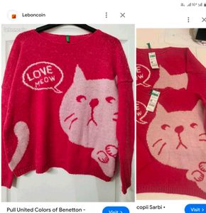 Very Beautiful Light WarmWinter Top With Cute Scaf