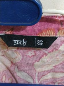 Pink Printed Kurta