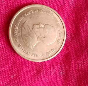 Motilala Nehru 5rs Coins