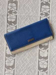 Blue White Clutch