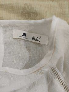 White Tiered Tunic Top