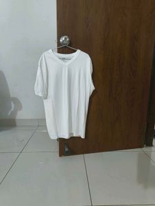 Classic White V-Neck T-Shirt