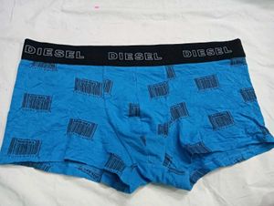 Diesel Blue Barcode Boxer Briefs 🤎