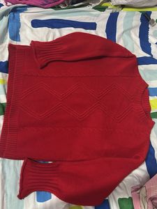 red pullover
