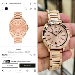 COACH KITT 14504479 – ROSEGOLD ELEGANCE WITH TIMEL