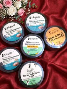 Pilgrim Skincare Lot - Moisturizers & Masks
