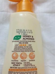 Joy Honey &amp; Almonds Body Lotion 500ml
