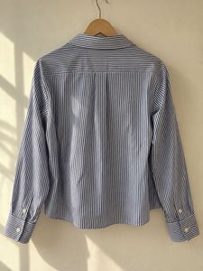 Blue stripped women shirt
