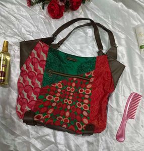 Desigual Colorful Patchwork Shoulder Bag