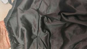 SHEIN BLACK HALTER COWL NECK TOP