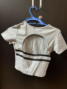 Back Design Crop Top