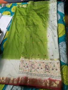 Elegant Green Saree