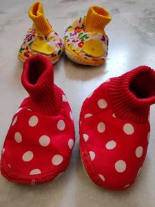 Adorable Baby Booties - Set of Four - Unisex