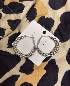 Sparkling Hoop Earrings