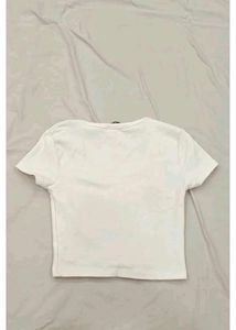 Basic White Cropped Top