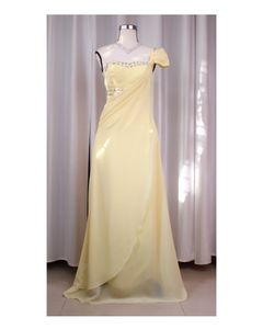 Pale Yellow Formal Gown