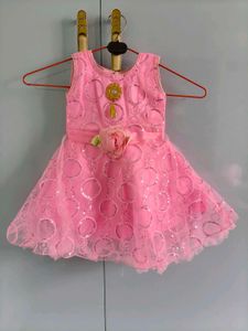 Pink Party Dress for Girls