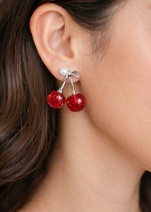 Red Cherry Earrings