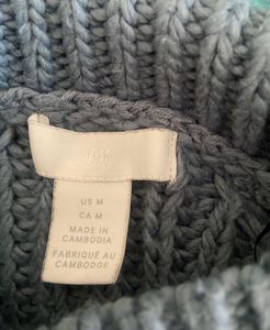 Chunky Knit Mock Neck Sweater