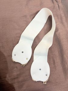 Stylish White Elastic Waist Belt