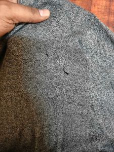 Men's Grey Crew Neck Sweater