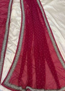 Stunning Magenta saree