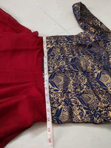 Red Anarkali Gown