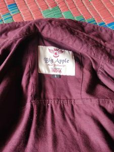 Maroon shirt pant pair