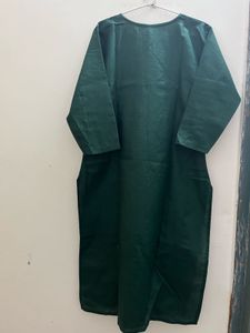 Elegant Emerald Green Kurta Set dupatta