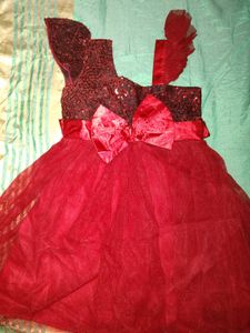 Sparkly Red Party Dress