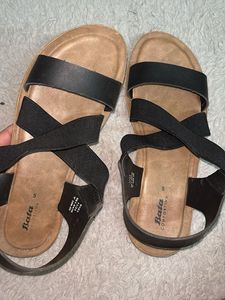 Bata Comfortina Black Sandals