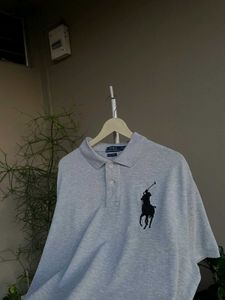 polo ralph lauren big pony in grey 🏇🏻