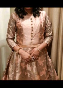 Elegant Brocade Ethnic Gown