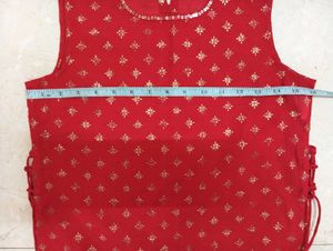GIRLS RED KURTA