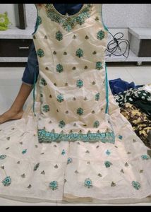 Embroidered Kurta with Sharara Set