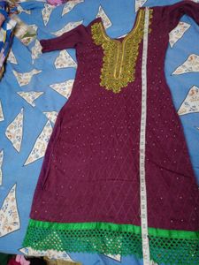 Elegant Embroidered Kurta Set