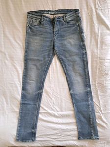 Men's Light Wash Denim Jeans