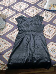 Satin Black Dress