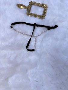 Pearl Detail Thong