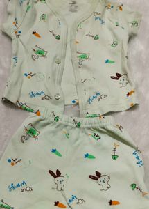 Baby Cotton Sleepsuit Set